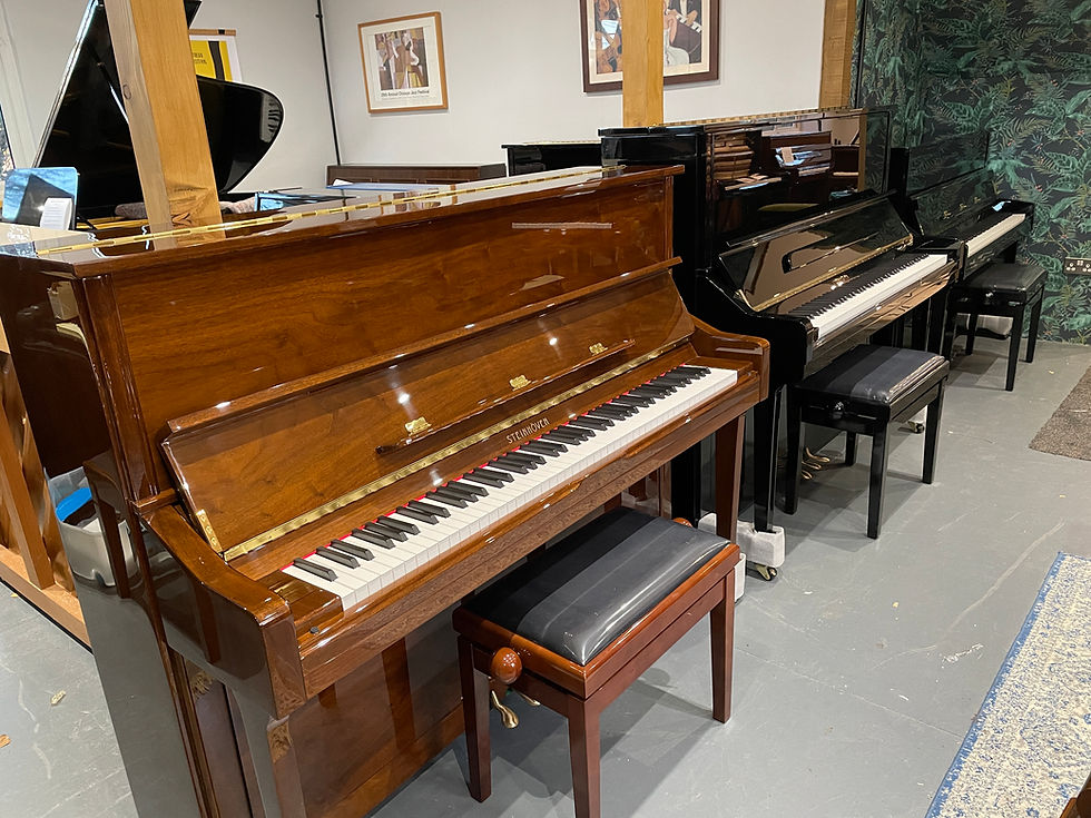 Thumbnail: Steinhoven 121 Walnut Gloss Upright Piano
