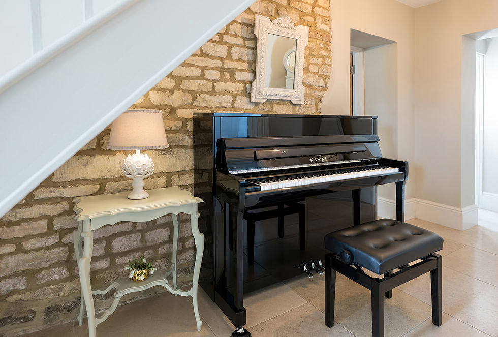 Thumbnail: NEW Kawai K-200 Upright Piano in Polished Ebony