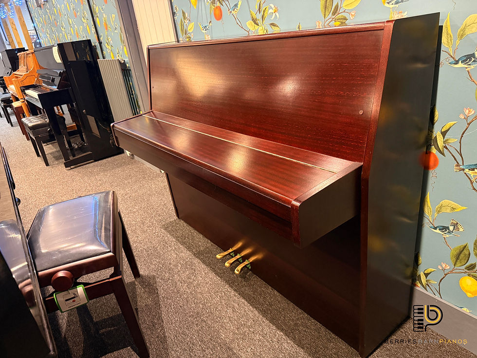 Thumbnail: Fazer 109 Small Modern Upright Piano - Dark Mahogany Satin - 1988