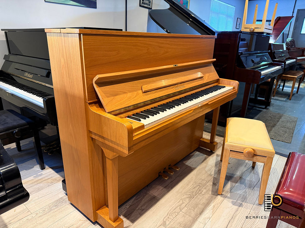 Reid-Sohn SU-118 Modern Upright Piano in Light Oak