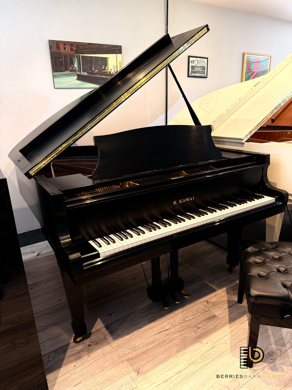 Kawai KG-2D - Superb 5’10” Baby Grand Piano in Black Satin