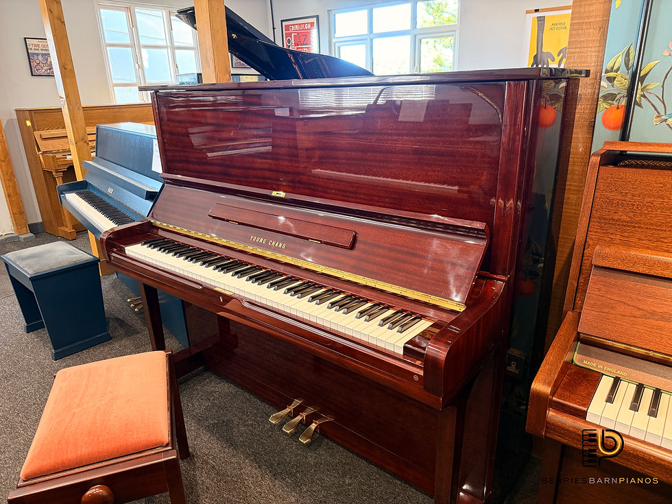 Thumbnail: Young Chang U-131 Large Upright Piano - Mahogany Gloss