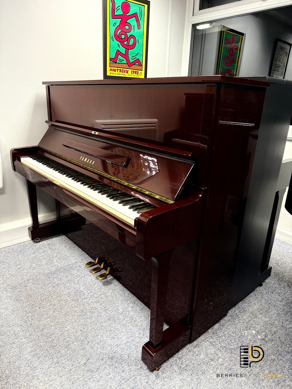 Yamaha U1 A Upright Piano - Dark Mahogany Gloss - Made in Japan