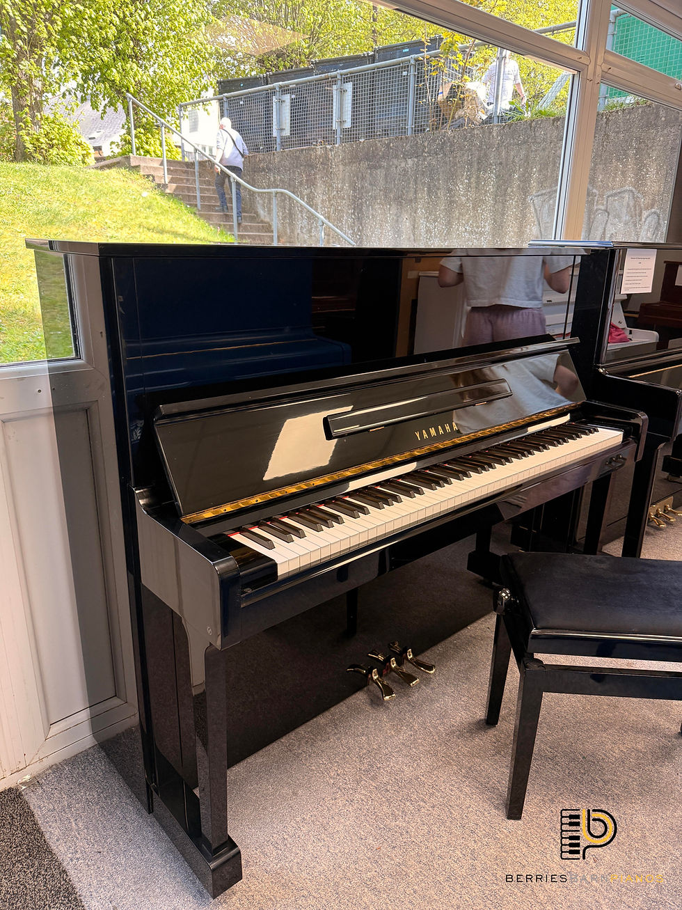 Thumbnail: Yamaha U1 / U10Bl Modern Upright Piano in Black Gloss (1988)