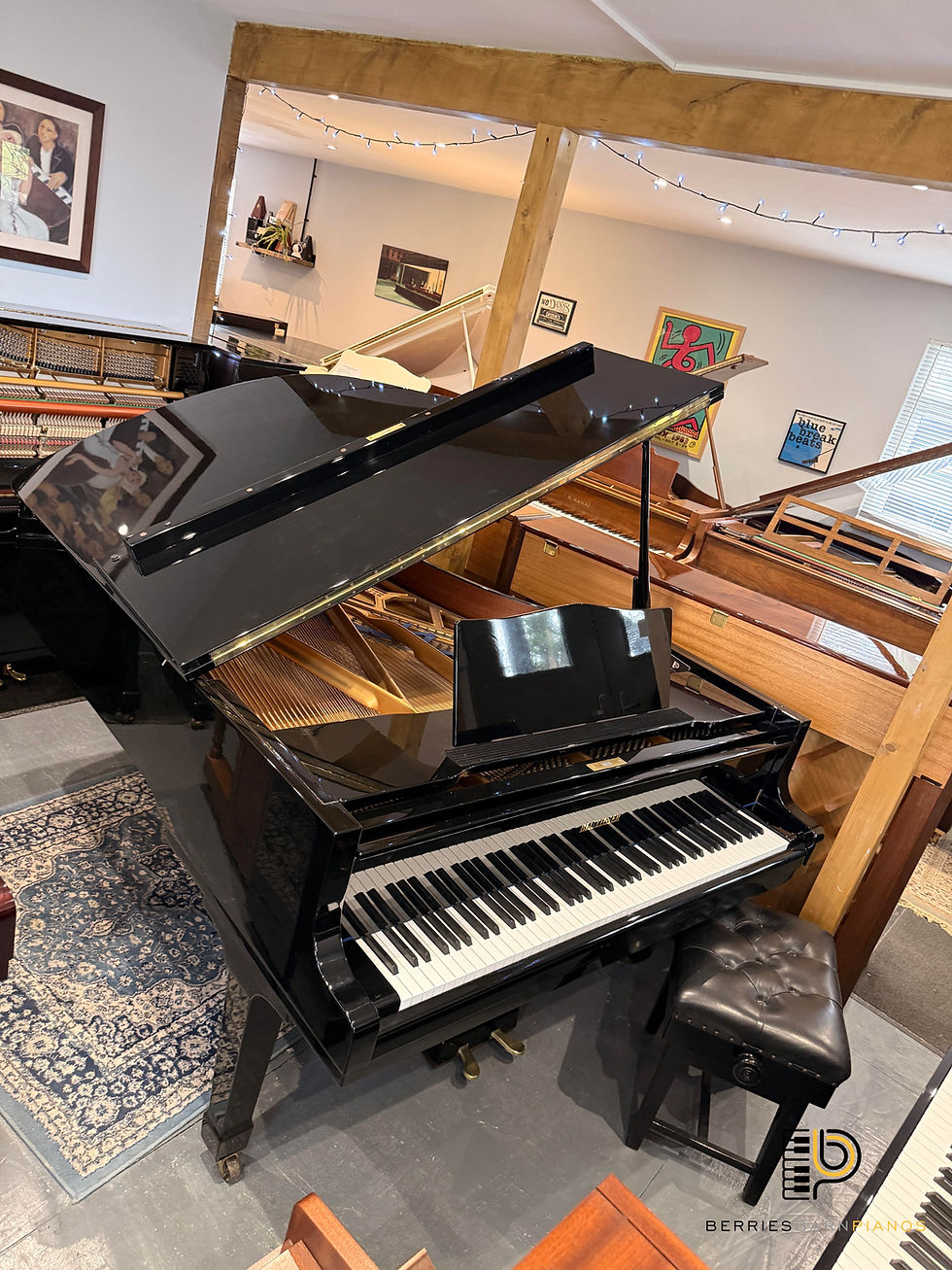 Thumbnail: Bluthner Model 6 Grand Piano - 6’ - Reconditioned - Black Gloss