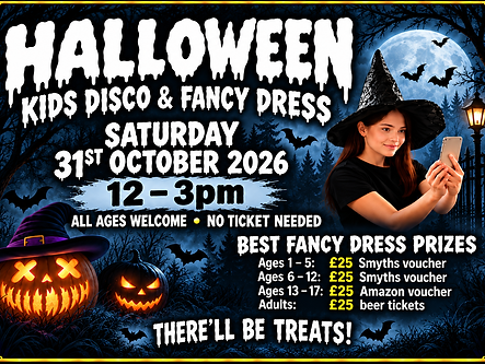 Kids' Halloween Disco and Fancy Dress at Carcroft Club