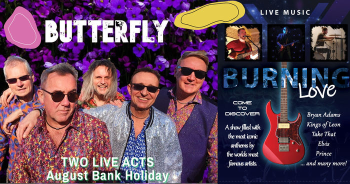 BUTTERFLY BAND & BURNING LOVE live at Carcroft Club