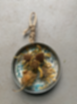 Jar lid ornament 3 with sunflowers