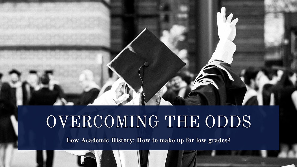 Overcoming Low Grades for Top MBA