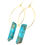 Thumbnail: Chrysocolla Hoop Earrings