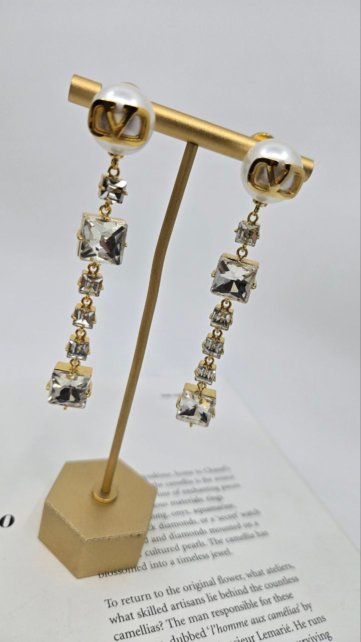 Miniatura: Aretes Zircon y Perla  V