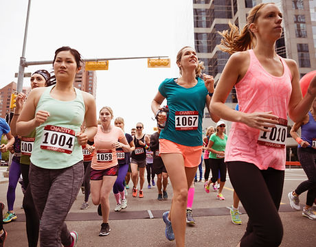 Mujer Running Marathon
