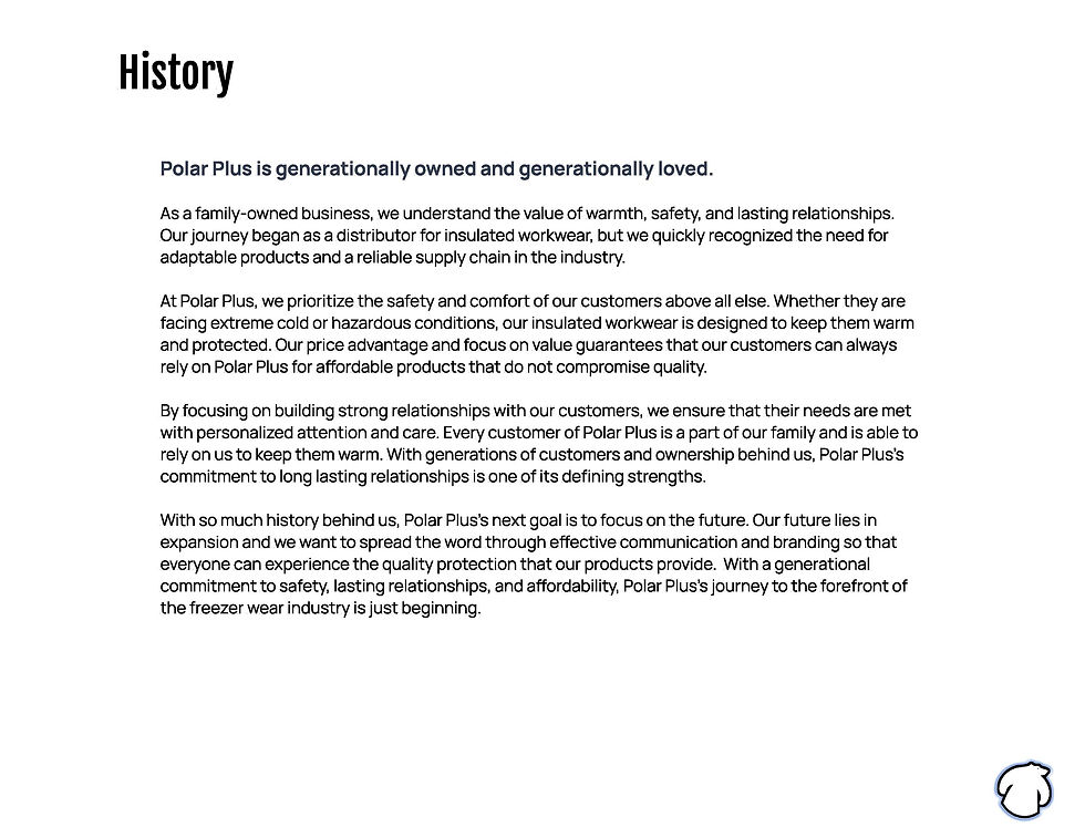 History