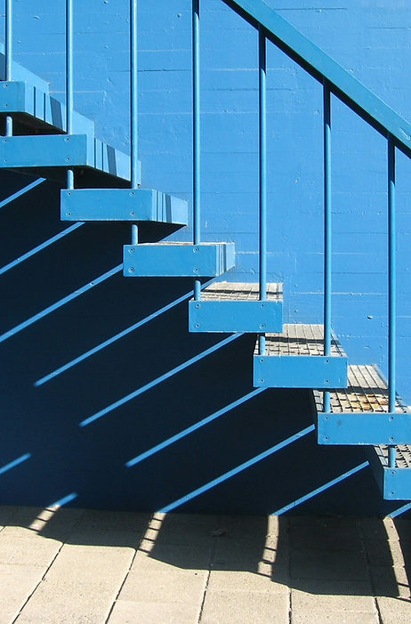 Stairway bleu