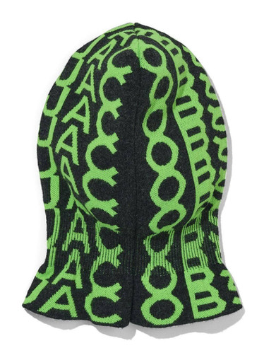 セール☆MARC JACOBS MONOGRAM BALACLAVA Marc Jacobs logo knitted balaclava | Winter 2024
