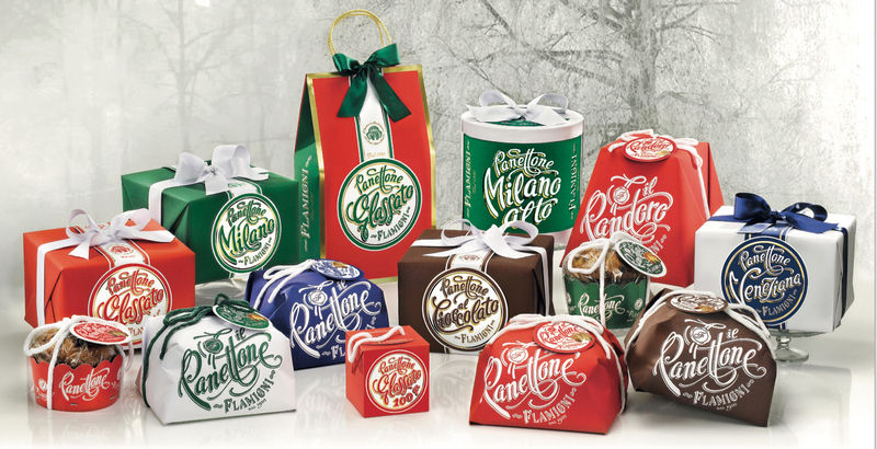 الصورة المصغرة: Panettone Sugar Iced Flamigni Traditional Hand-Wrapped  – 1kg