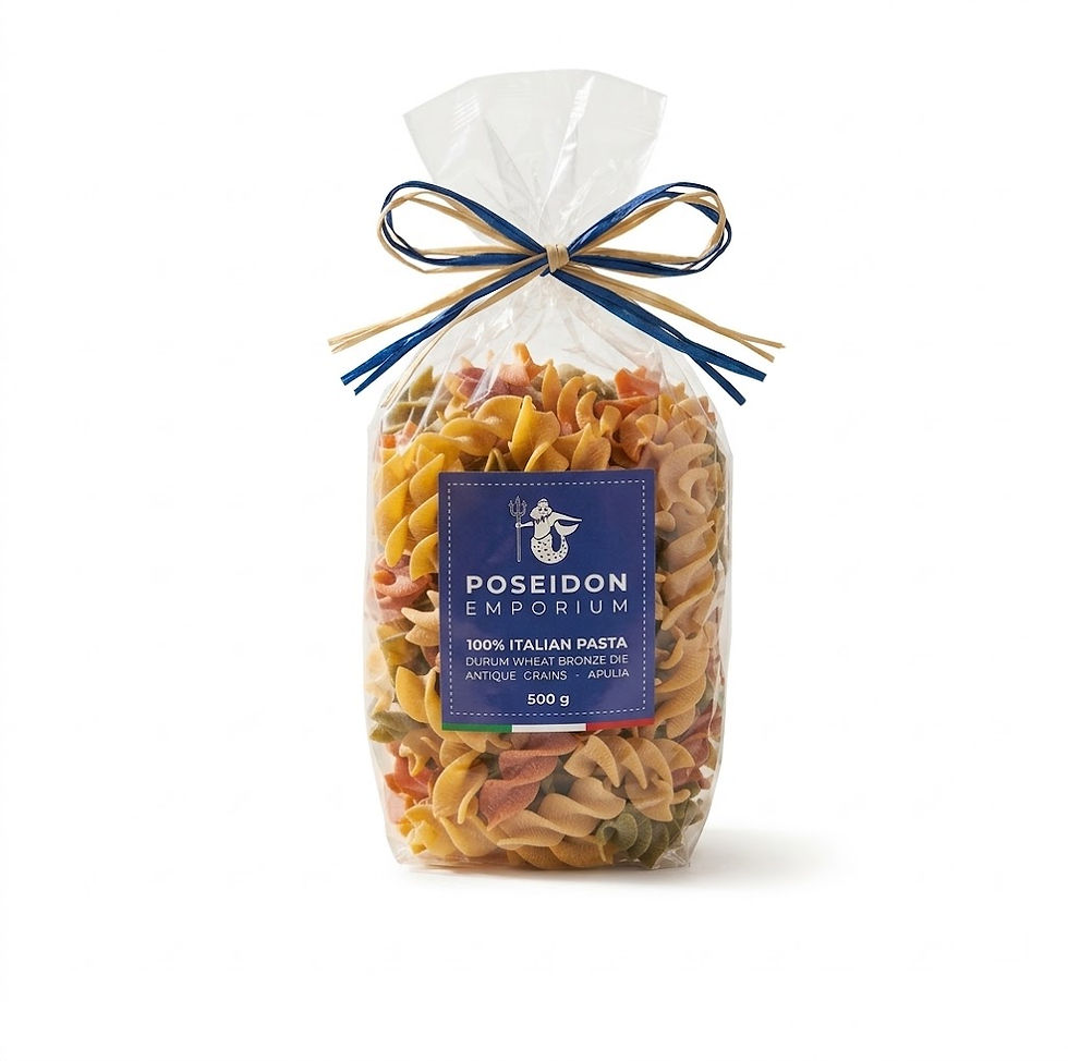 Fusilloni With Vegetables Italian Pasta Bronze Die | Poseidon Emporium 500g Dubai