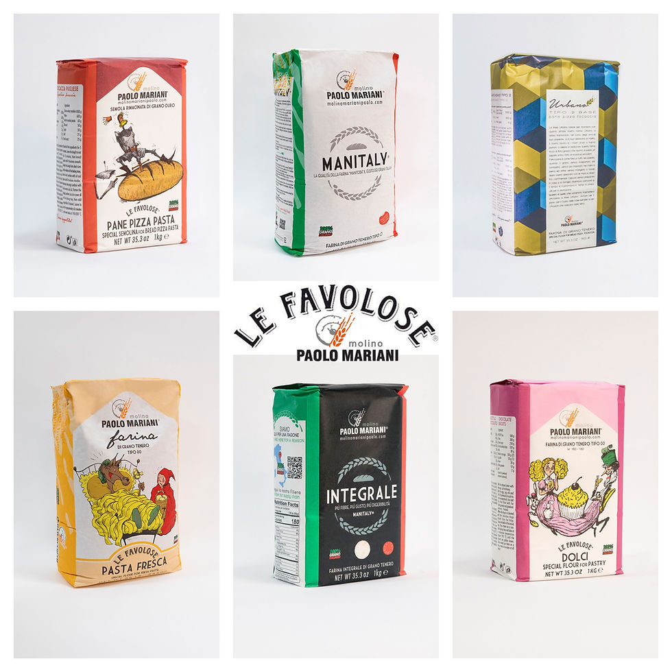 Thumbnail: Italian High-Quality Flours TYPE 2 BASE for Bread, Pizza and Sweets - 1kg