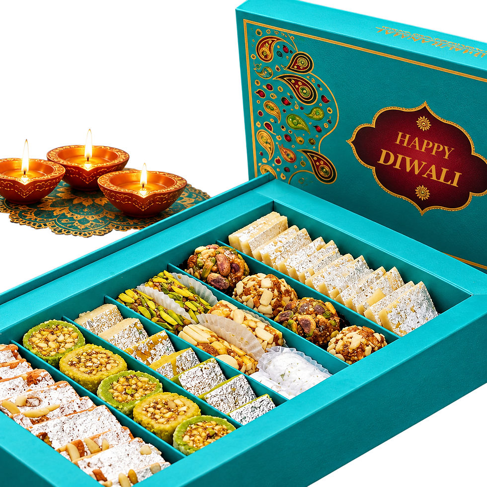 Diwali Authentic Indian Sweets Assorted 500g | IFM Gourmet Dubai