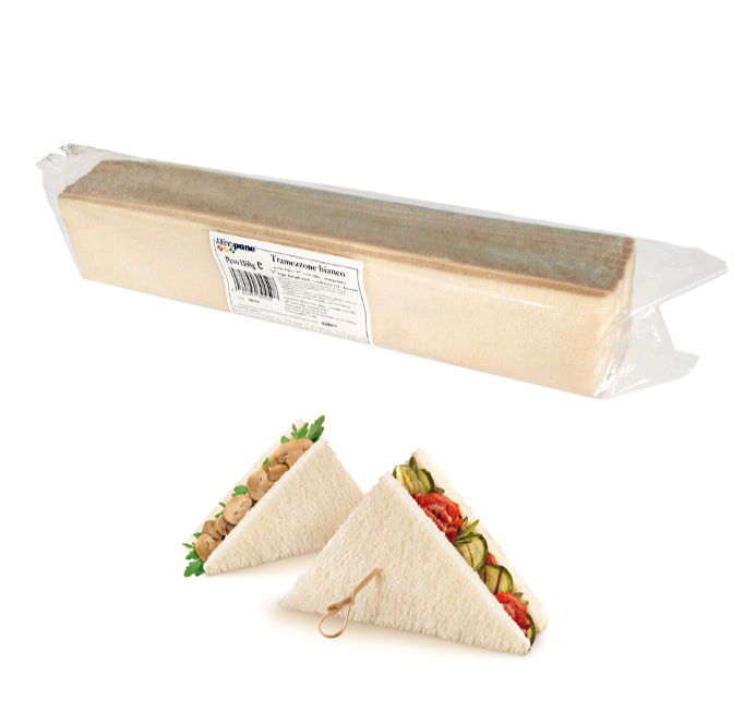 Italian Crustless Tramezzino Sandwich Bread – White Professional Loaf 1500