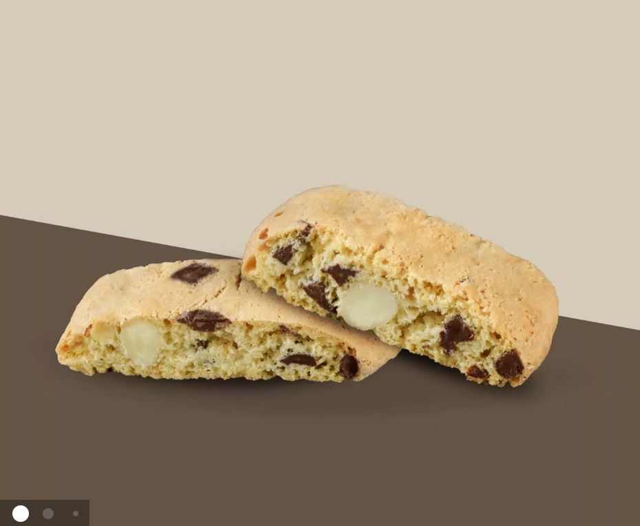 थंबनेल: Cantuccini Italian Cookies Almonds and Dark Chocolate Drops 200g
