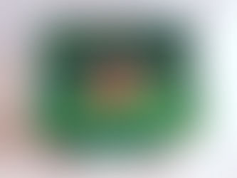 A green gift box Ramadan Kareem