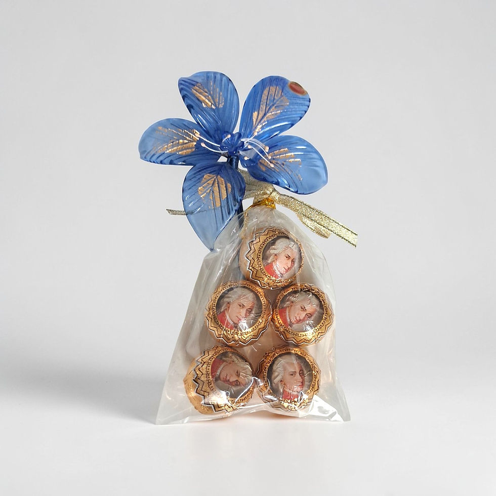 Thumbnail: Murano Glass Flowers and Chocolate Gift | IFM Gourmet Dubai UAE
