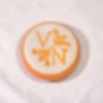 Sugar Iced Initials Wedding Cookie – Custom Design Dubai