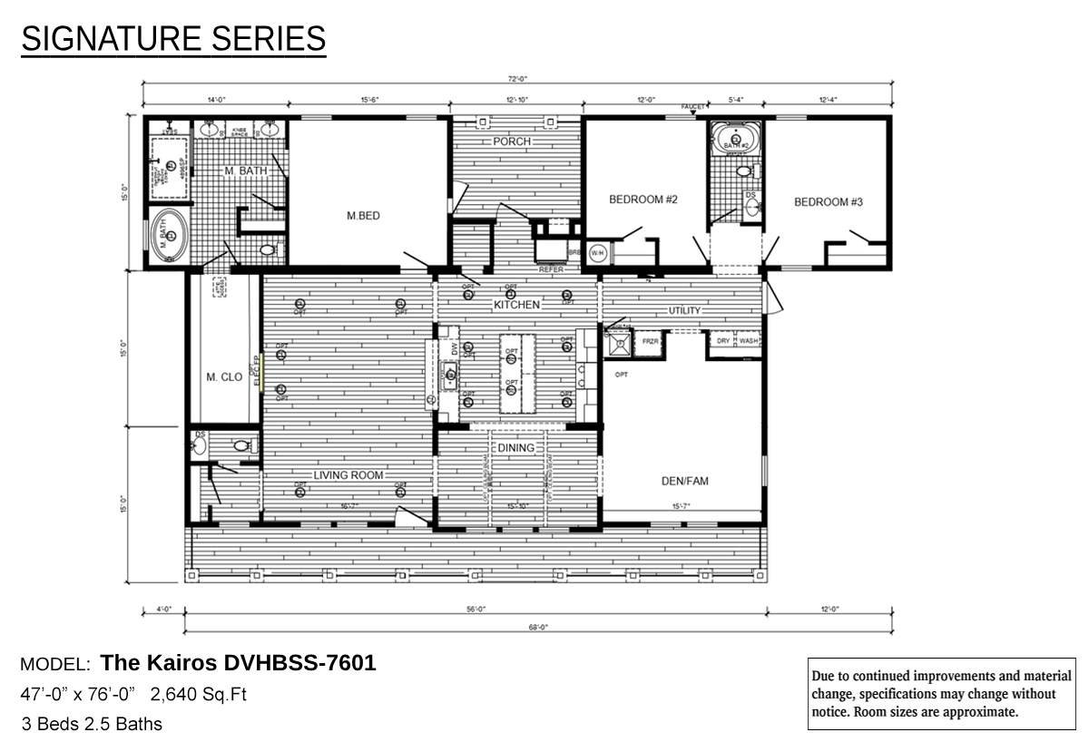 Signature Series / The Kairos DVHBSS-7601 | Texas Built Mobile Homes
