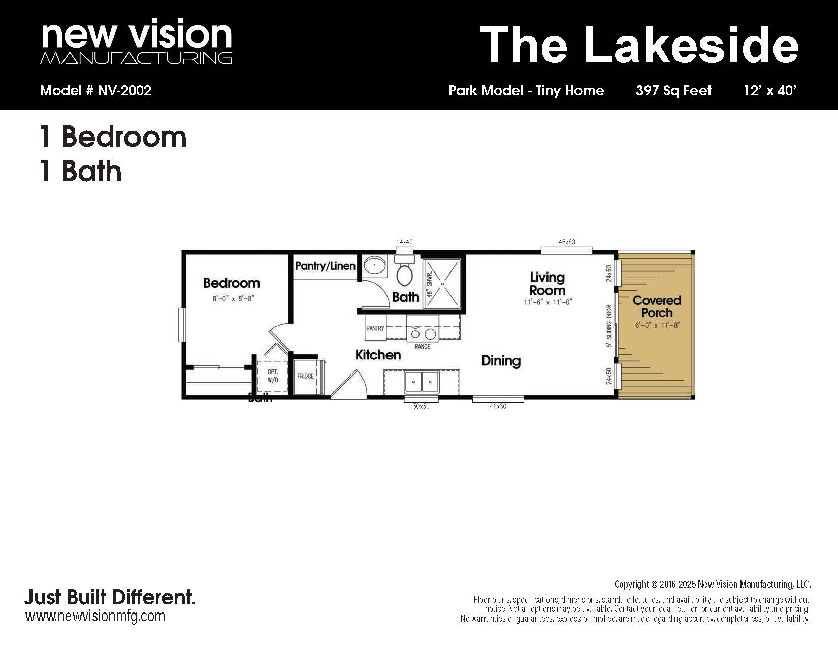 The Lakeside floor plan