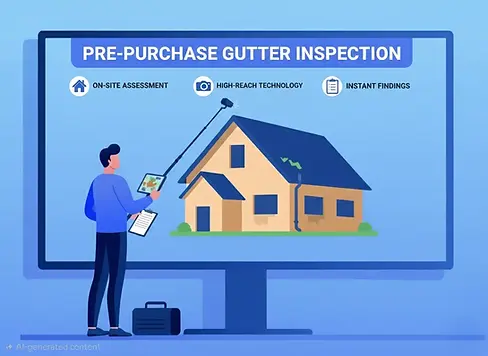 pre house purchase gutter inspection in Essex