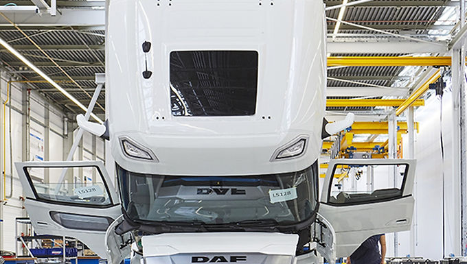 Bedrijfsbezoek DAF Trucks in Oevel-Westerlo