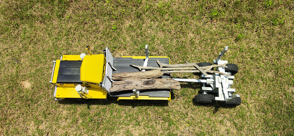 Thumbnail: DIGITAL FILE Crawler P12 TRX6 logging bed and trailer - 1/10 RC body attachment
