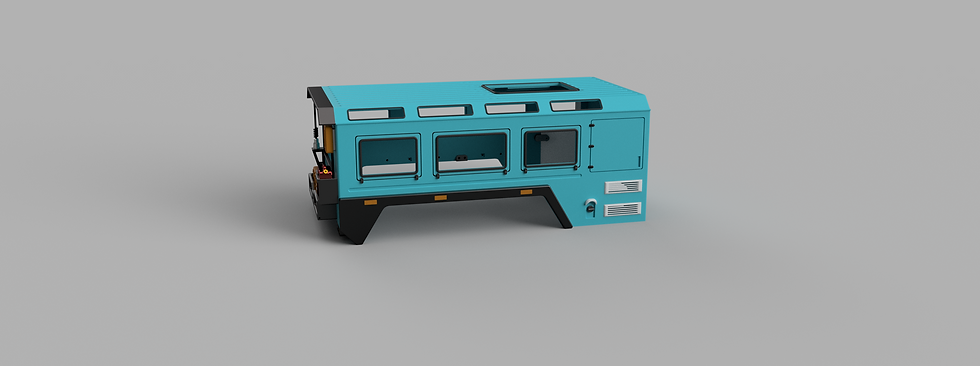 Thumbnail: DIGITAL FILE Crawler Cat 1 6x6 Expedition Cab - 1/10 RC body attachment