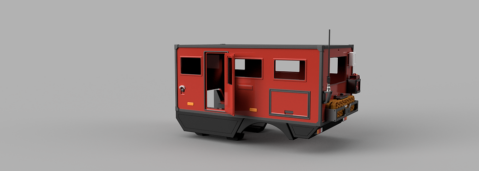Thumbnail: DIGITAL FILE Crawler G90 4x4 Expedition Suite - 1/10 RC body attachment