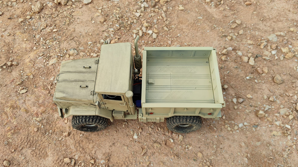 Thumbnail: DIGITAL FILE - M939 4x4 Sideboard Flatbed 313mm 324mm - 1/10 RC body
