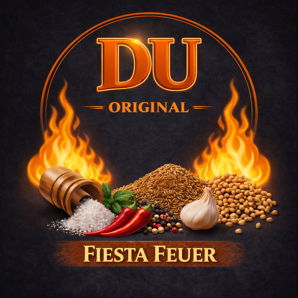 Miniaturbild: Gewürzzubereitung DU-Original – Fiesta Feuer Logo