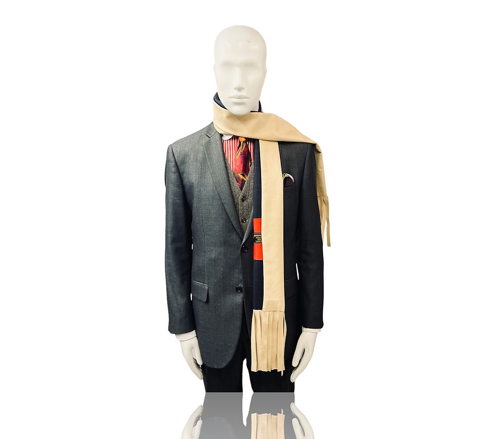 Thumbnail: Mondino custom handmade scarf.