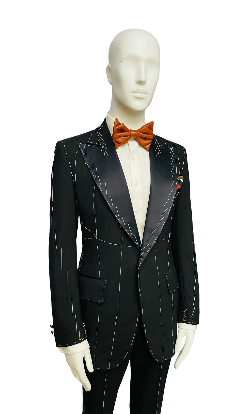Thumbnail: Black bespoke tuxedo. 