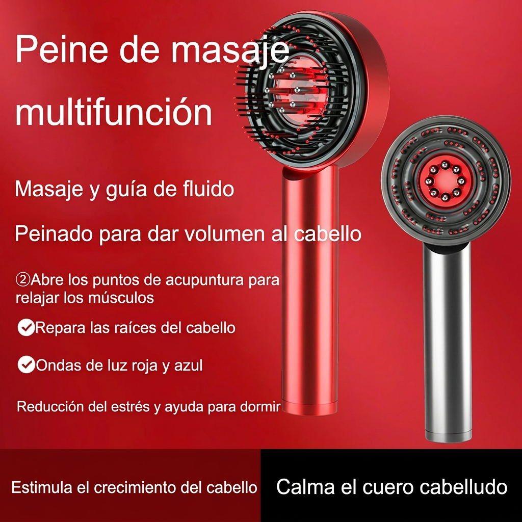 Masajeador de cuero cabelludo con peine