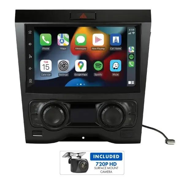 AM9450BK 7" Multimedia receiver to suit Holden ve series 1 dual zone
