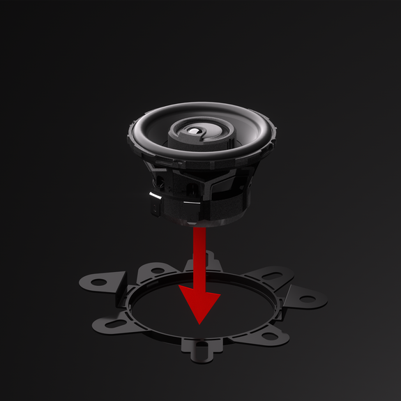 Thumbnail: Rockford fosgate Punch P1 4” 3-Way Coaxial Speaker P1V2-4