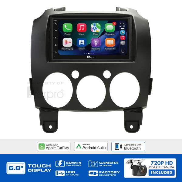 AX7510K 6.8" Multimedia receiver to suit Mazda 2 2007-2014