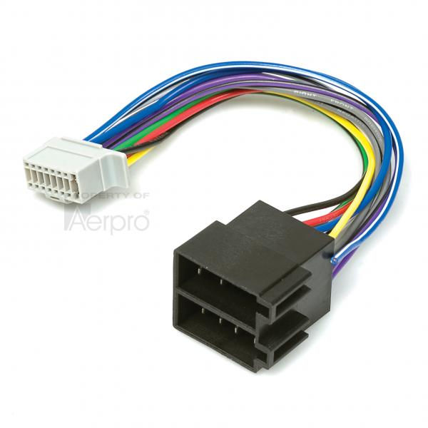 Aerpro APP8PAN App8 secondary iso harness to suit panasonic headunits 16 pin