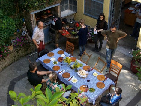 Asado a puertas cerradas, experiencia argentina