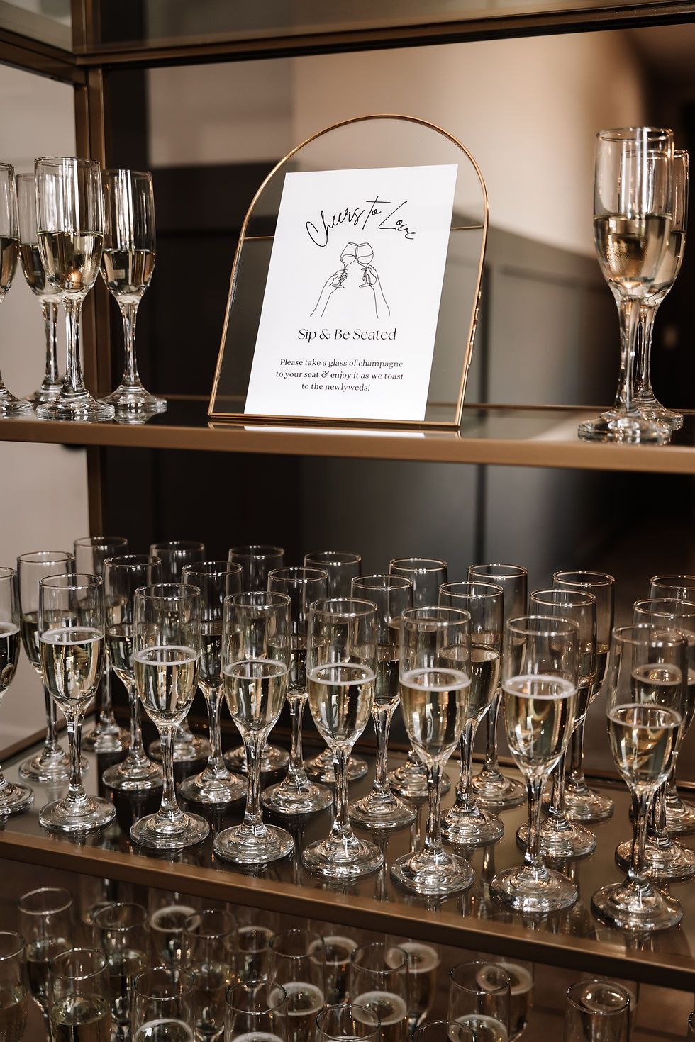 Thumbnail: Gold Shelving Units