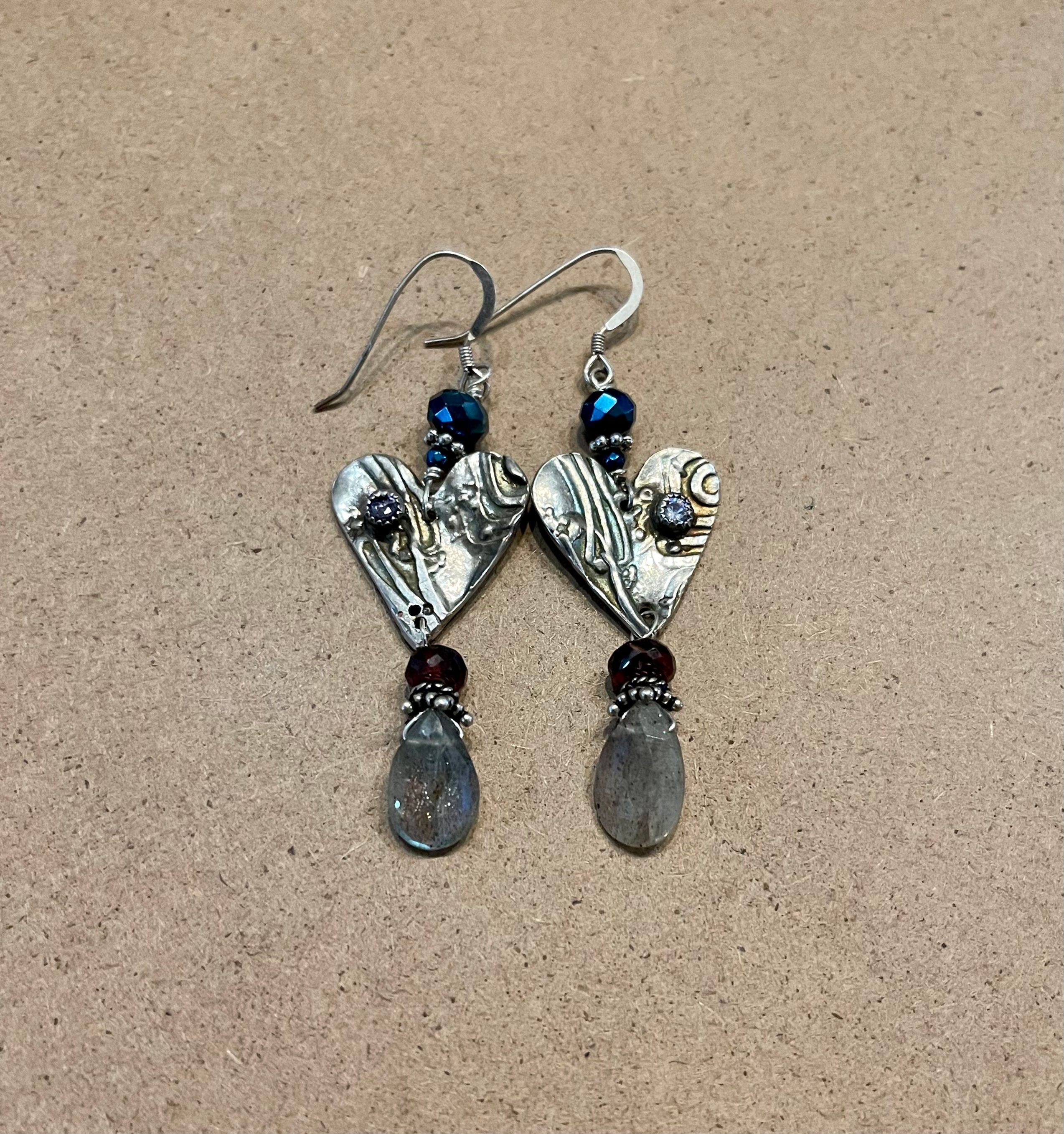 Fancy Heart Earrings