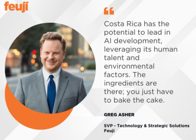 Greg Asher interaction with El Observador Costa Rica on AI Technology
