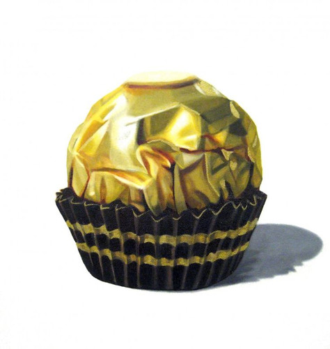 Bougie Gourmande Parfum Rocher Praliné 130g - Fait Main - Neuf