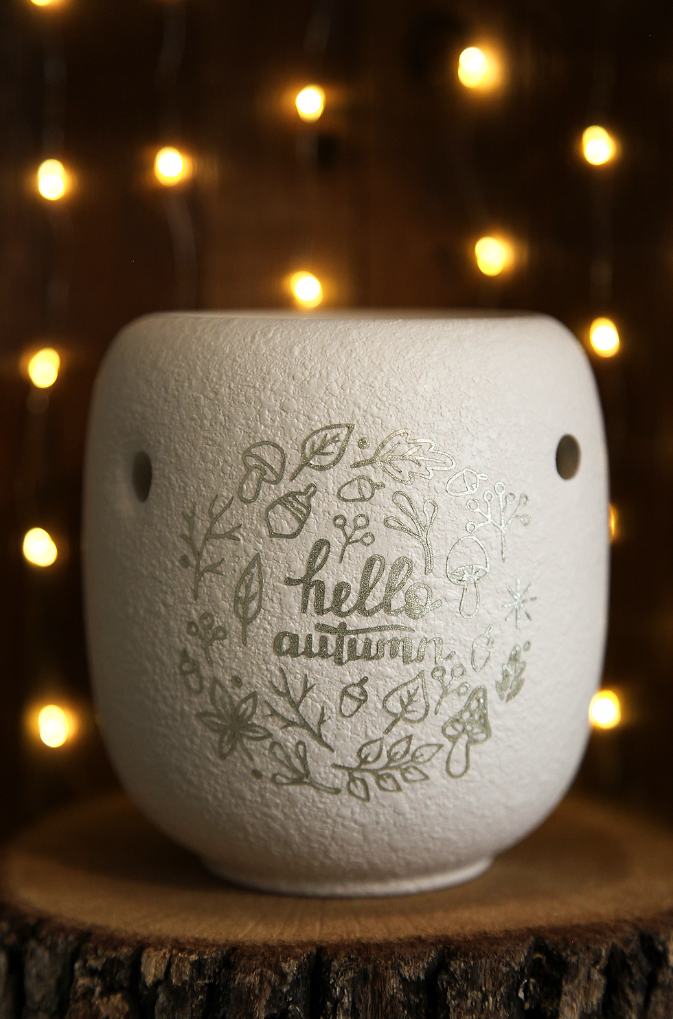 Brûle-parfum Hello Autumn + 1 fondant parfumé